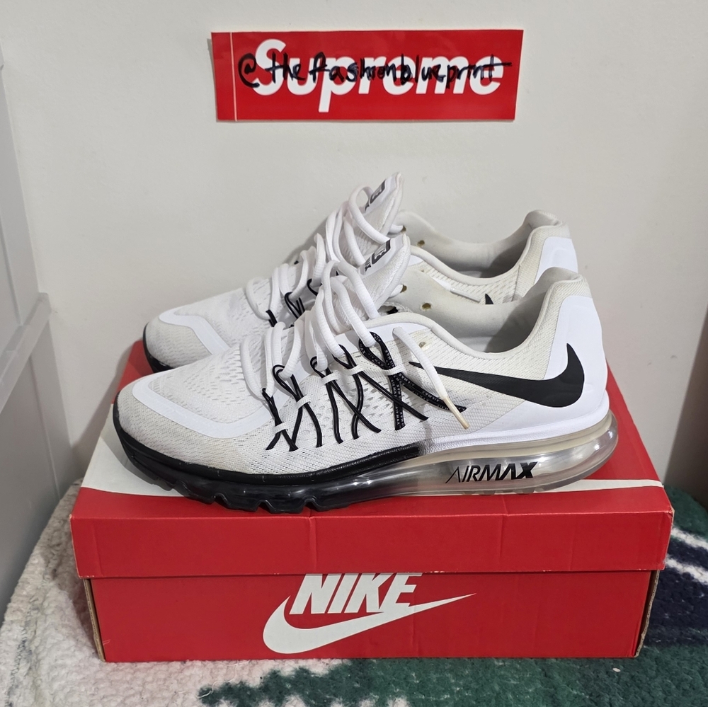 Nike Airmax 2015 Gradient Black White Sz 11 Almost New